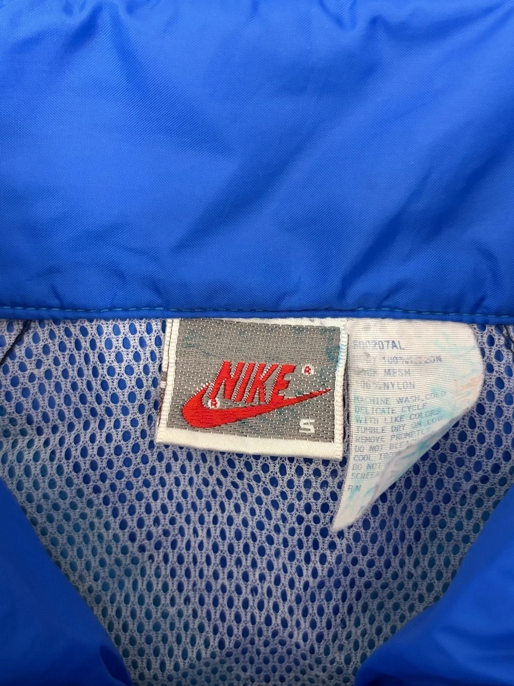 Vintage Nike -  Colorblock Windbreaker Jacket - Blue/White/Navy